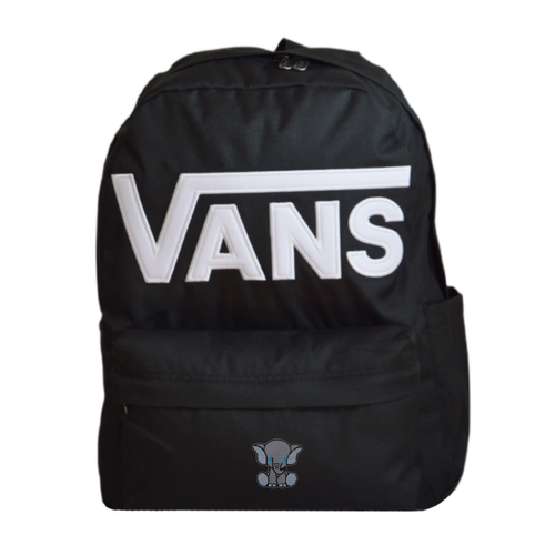 Vans Old Skool Drop V Backpack Black VN000H4ZBLK1 + Custom Elephant