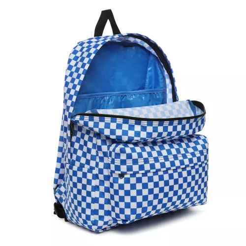 Vans Old Skool III Victoria Blue Check Rucksack - VN0A3I6RZZ4