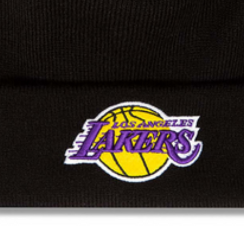 Winter Hat New Era Los Angeles Lakers Essential Cuff Beanie Hat Knit - 60348856