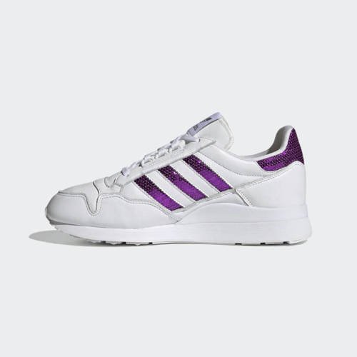 Women's Shoes Adidas Originals ZX 500 Cloud White/Shock Purple - G55663