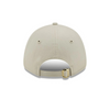 New Era 9FORTY MLB NY New York Yankees Metallic Logo Cream Adjustable Cap - 60222491