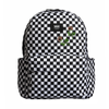 School backpack Vans Old Skool Grom Check black / white VN000J3KY281 + Custom Powdery Roses