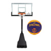 Set to Basketball Portable Stand OneTeam + Spalding Tune Squad Ball