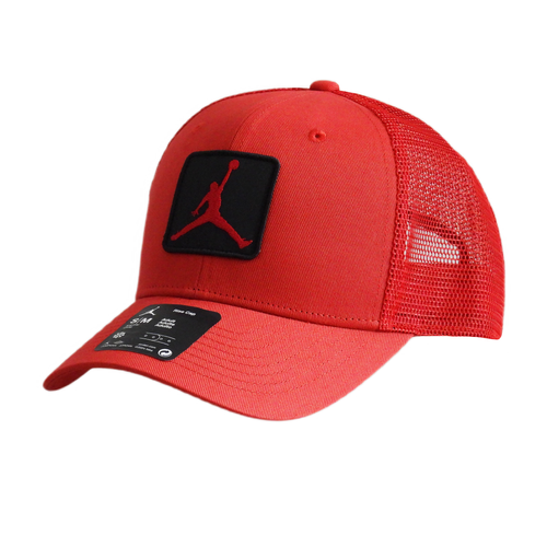Czapka z daszkiem Air Jordan Rise Structured Jumpman Red Trucker - FZ0774-687
