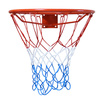 Zestaw kosz do koszykówki Kimet Street Ball Tablica Obręcz z siatką 45 cm + Piłka Spalding Never Flat indoor/outdoor