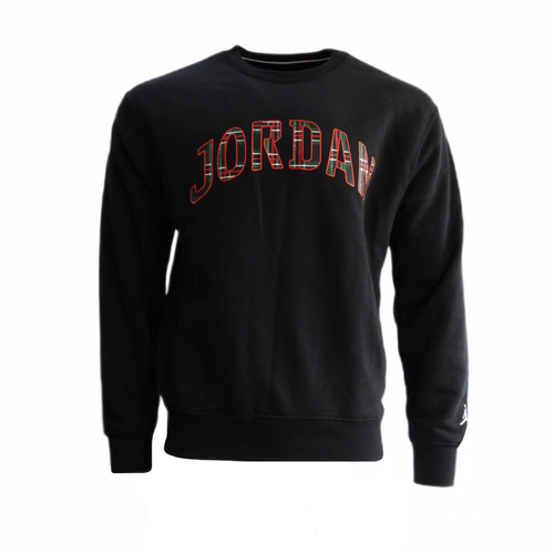 Men's sports sweatshirt Air Jordan Essentials Black with logo - FV7460-010