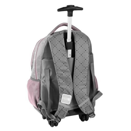 PASO Sweet Kitty School Wheeled Backpack for Kids Gray - PP23KC-997