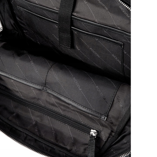 Plecak skórzany męski na laptop 15,6" Puccini Royal Collection Czarny - LGD6323-1