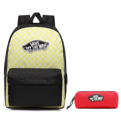 Vans Realm Lemon Tonic Checkerboard Rucksack - VN0A3UI6VD7