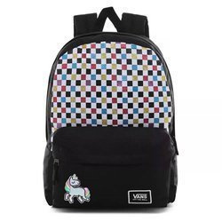 Vans Glitter Check Realm Backpack Custom Rose - VN0A48HGUX9