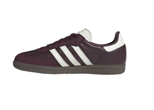 Buty sportowe damskie młodzieżowe Adidas Samba OG Bordowe - JR8844