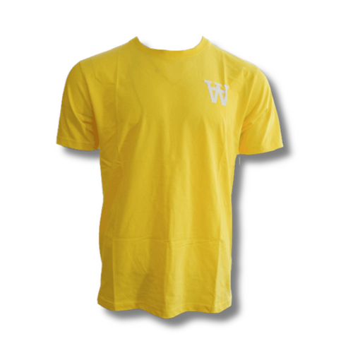 Koszulka sportowa damska Wood Wood Ace AA T-shirt Dandelion żółta - 10295702-2222-3003