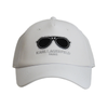 Karl Lagerfeld Paris White Adjustable Cap Glasses - L5WH7946-wht