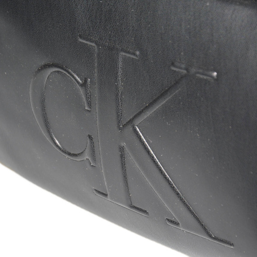 Calvin Klein Leather Laptop Backpack Black - ZM0ZM02568BDS
