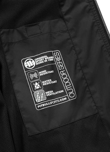Kurtka męska wiosenna Pit Bull West Coast Athletic Logo Czarna przejściowa - 52300190000