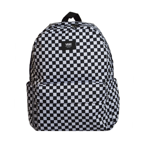 Plecak szkolny sportowy Vans Old Skool Check Backpack Kratka White/Black VN000H4XY281 + Worek VANS Benched Bag