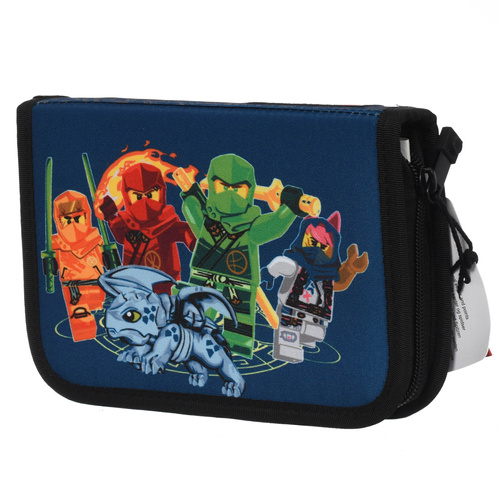 Zestaw 3w1 Plecak szkolny torba piórnik Lego Optimo Starter Ninjago 20L Niebieski - 20254-2403