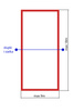 RomiSport Adjustable Court Lines Blue max 9 x 18m - Lin000048