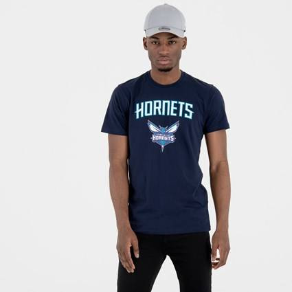 Koszulka męska New Era NBA Charlotte Hornets Team granatowa - 11546156