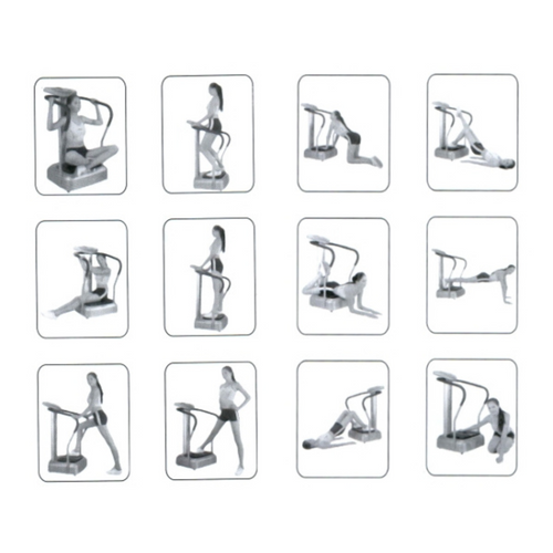 Masująca Platforma Wibrująca MASTER G4 Black - MAS4A071-black