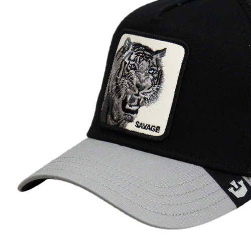 Czapka z daszkiem Goorin Bros. The Savage Tiger Trucker - 101-1778-BLK
