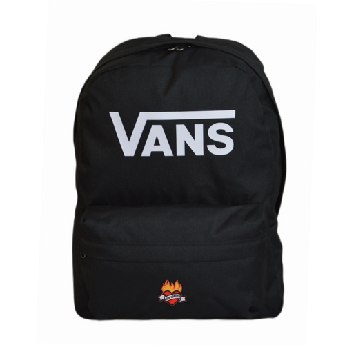 Vans Old Skool Print Backpack Black VN000H50BLK1 + Custom Love Forever