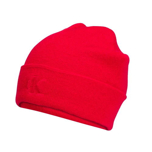 Calvin Klein CK Logo Beanie Red Winter Hat - LZ04D8076G-IZ4