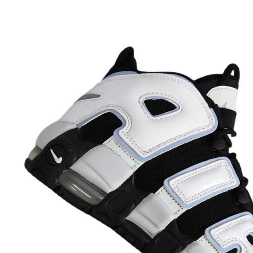 Nike Air More Uptempo GS Kids Shoes Black Cobalt Bliss -  DQ6200-001