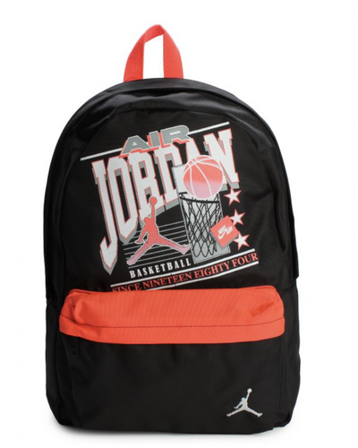 Plecak do szkoły sportowy Air Jordan black red - MA9119-G0H czarny