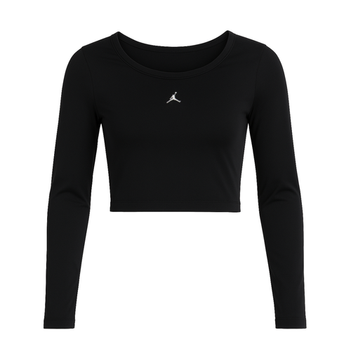 Air Jordan Core Woman's Longsleeve Black Top - DQ4465-010