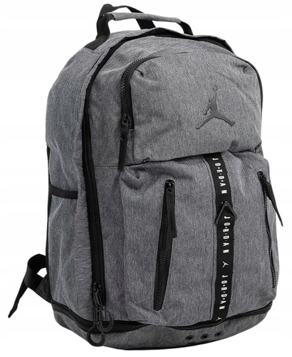 Plecak szkolny sportowy Air Jordan Sport Backpack 35L Carbon Heather - 9A0743-GEH