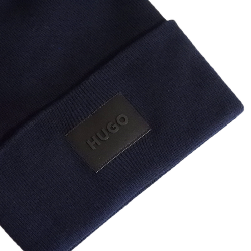 Czapka zimowa Hugo Boss Xevon Beanie Granatowa - 50551508-410
