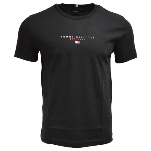 Tommy Hilfiger Essential Logo Print Organic T-shirt - MW0MW17676-BDS