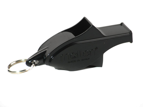 Gwizdek sędziowski trenerski Molten Dolphin Pro 124 dB - WDFPBK 