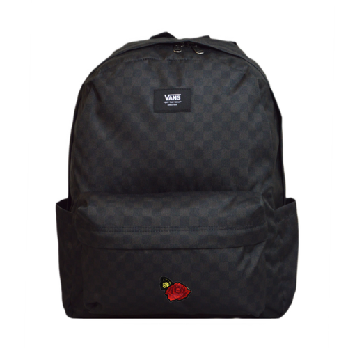 Vans Old Skool Check Backpack black/charcoal - VN000H4XBA51