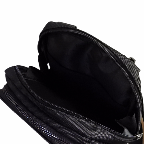 Torba męska na ramię Aeronautica Militare Shoulder Bag Czarna - AM-8460 BLA