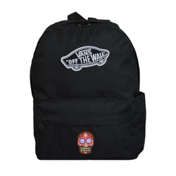 Vans Old Skool Classic Backpack Black VN000H4YBLK1 + Mexican Skull Red