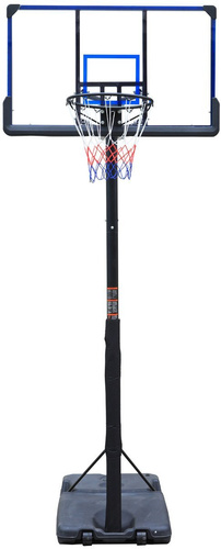 Zestaw regulowany do koszykówki Enero Deluxe + piłka Spalding Space Jam