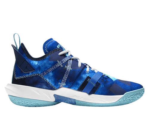 Buty do koszykówki Air Jordan Why Not Zer 0.4 niebieskie - DM1289-401
