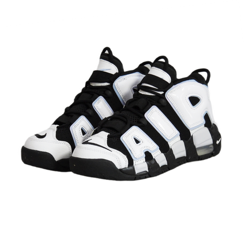 Nike Air More Uptempo GS Kids Shoes Black Cobalt Bliss -  DQ6200-001