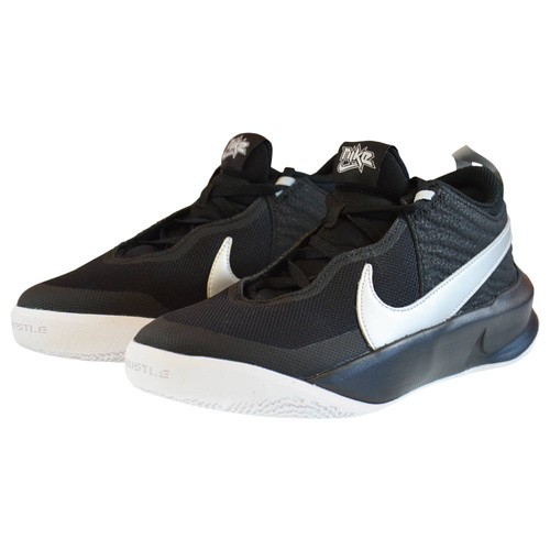 Buty młodzieżowe do koszykówki Nike TEAM HUSTLE 10 czarne - CW6735-004