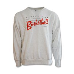 Bluza męska Nike Standard Issue Crew Sweatshirt Birch Basketball Heather/Pale Ivory - DA6741-051