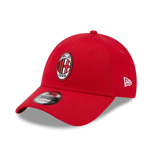 New Era 9FORTY AC Milan Red Strapback Cap - 60363653