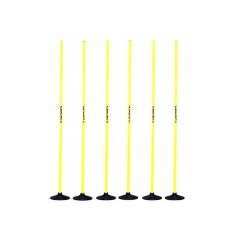 Zestaw treningowy Yakimasport 6x Tyczka 160 cm + podstawka - 100076