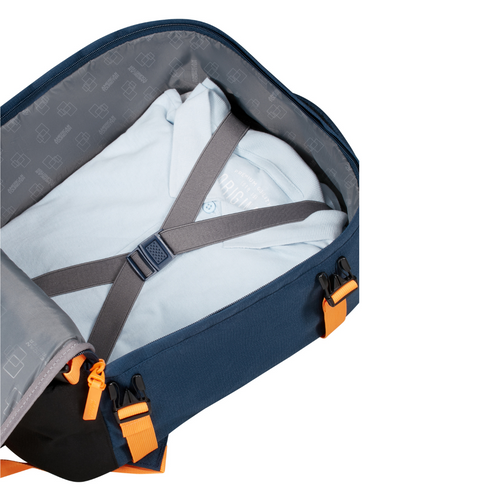 Plecak kabinowy bagaż podręczny American Tourister Take2Cabin 24L Navy/Radiant Orange - 149174-A677