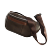 Saszetka męska nerka biodrowa Aeronautica Militare Waist Bag Brązowa - AM-393-MORO