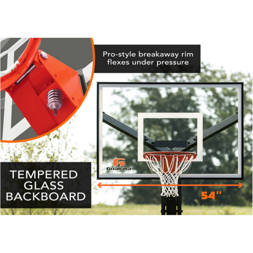 Goalrilla FT54 Basketball Set – 54" In-Ground