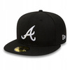 Czapka z daszkiem New Era 59FIFTY MLB Atlanta Braves Fullcap Czarna - 10047487