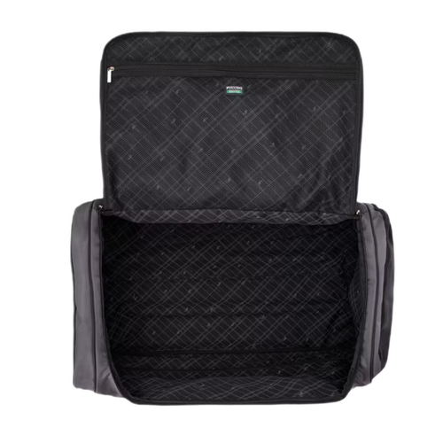 Travel bag on wheels PUCCINI gray with frame large suitcase 114L - DM40315L-4