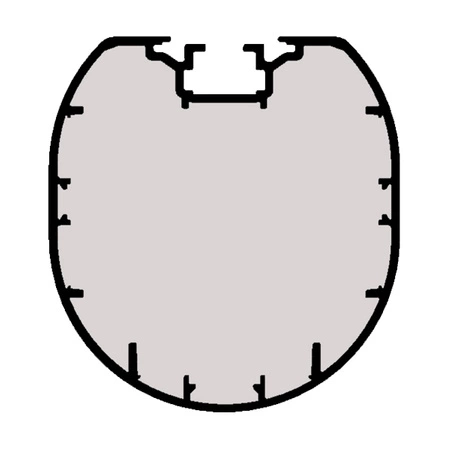 BRAMKA PIŁKARSKA JEDNOCZĘŚCIOWA Z KOŁAMI I OBCIĄŻENIEM SPORTPOLAND ECO SAFETY GOAL